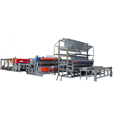 বিল্ডিং রোলিংকে শক্তিশালী করার জন্য 380V 50Hz ঝালাই তারের জাল মেশিন