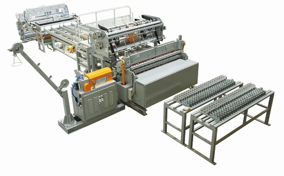 Plc কন্ট্রোল সহ সম্পূর্ণ অটো 220V ওয়েল্ড মেশ মেকিং মেশিন